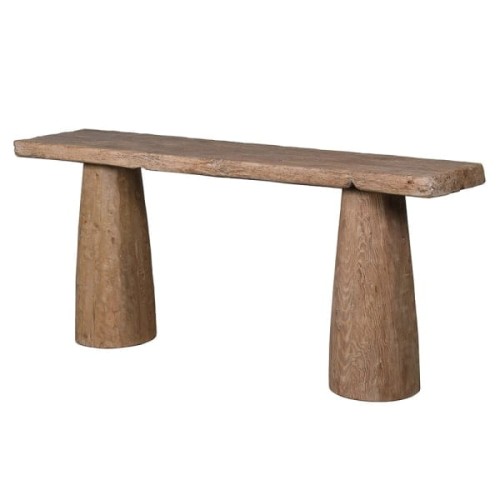Konsola Boho Recycled 184 cm sosna z odzysku - konsola drewniana