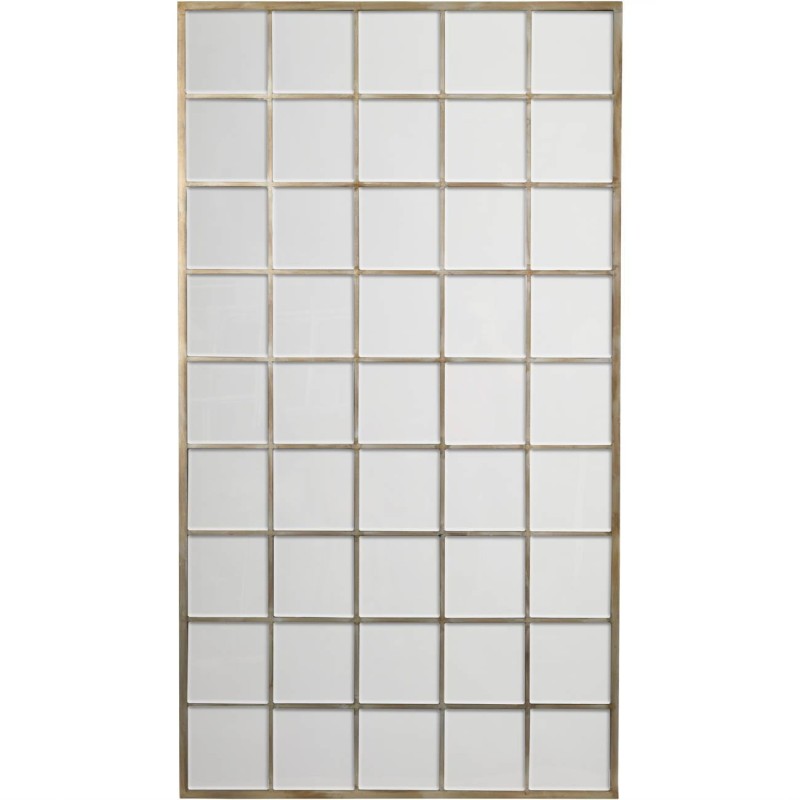 Złote lustro Window 180x100 cm rama szampańskie złoto