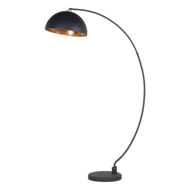 Lampa podłogowa Chester Black 178 cm czarna żelazna lampa podstawa z marmuru