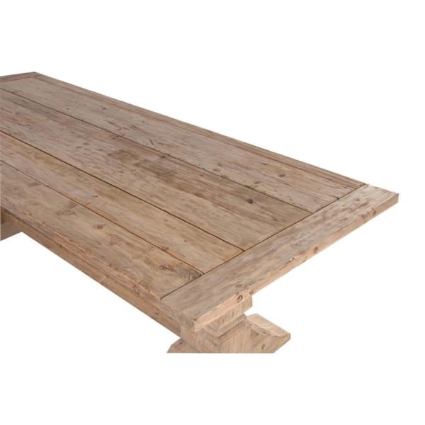 Drewniany stół do jadalni Garda 101x246 cm sosna drewno z odzysku naturalny kolor