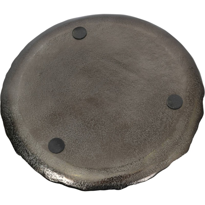 Duża Patera Belgravia 35 cm średnicy złoty dekoracyjny talerz aluminium