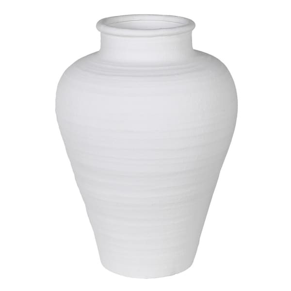 Biały wazon Simple White 54 cm biały poliresin dekoracyjna