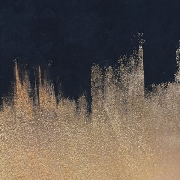 Obraz Abstract Black and Gold na płótnie 140x100 cm