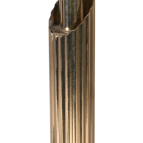 Złota lampa stołowa glamour na komodę lub konsolę