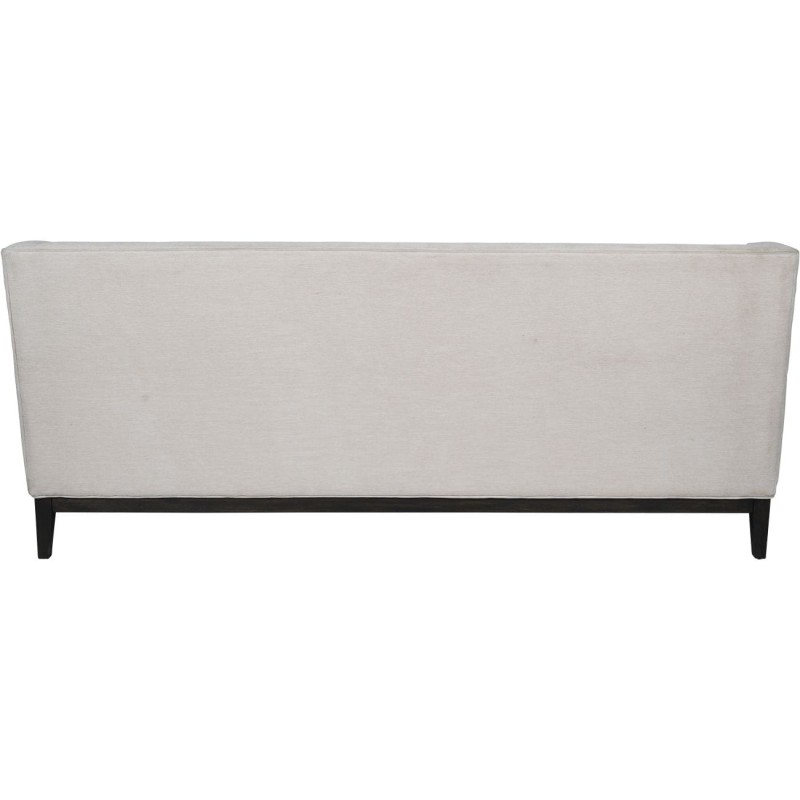 Sofa Cheval Ivory trzyosobowa 200 cm kremowe obicie ozdobne guziki dekoracyjne przeszycia