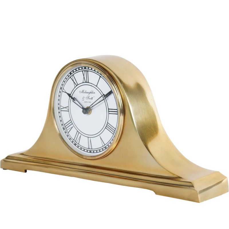 Zegar kominkowy Retro Gold 44 cm w kolorze złotym