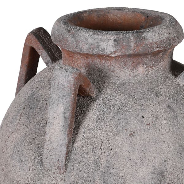 Waza Rustic 70 cm dekoracyjna postarzana waza terakota