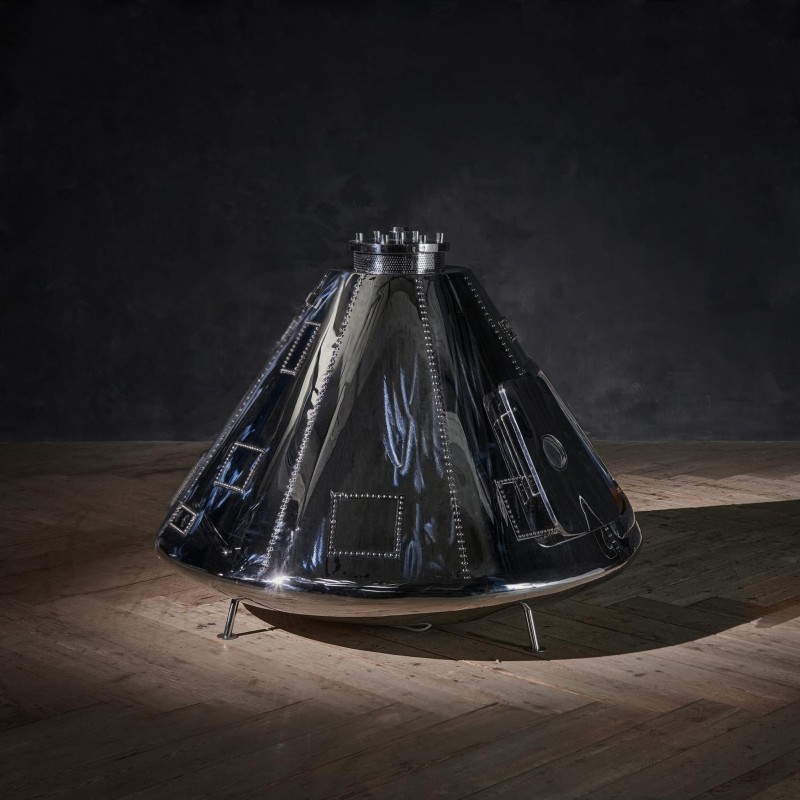 Kapsuła Księżycowa Apollo 11 stal nierdzewna 136 cm