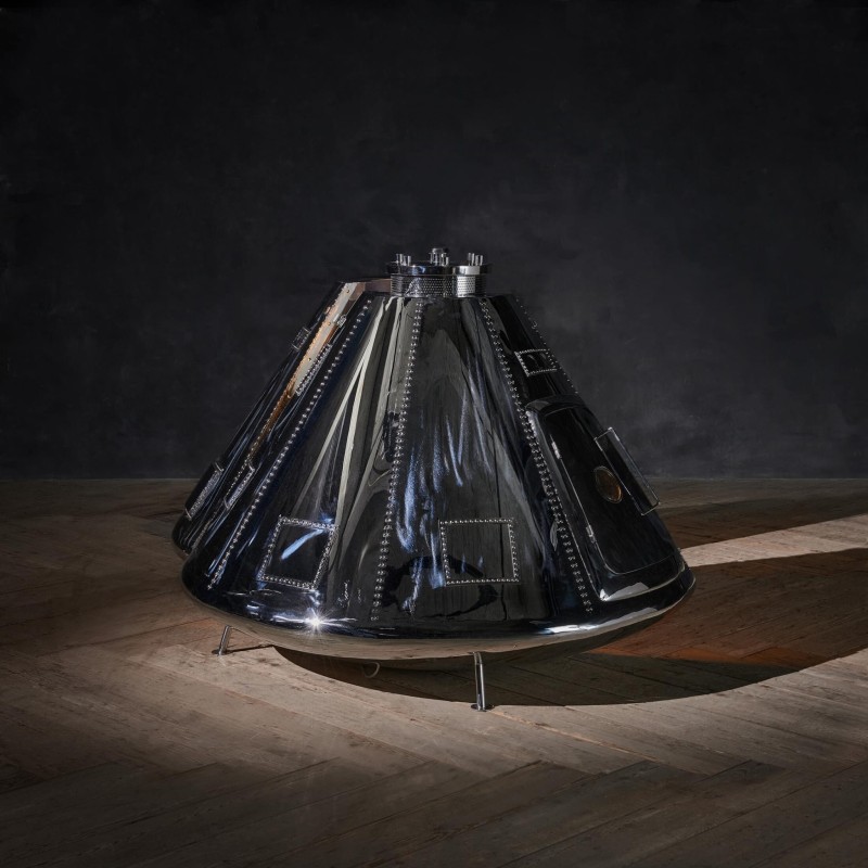 Kapsuła Księżycowa Apollo 11 stal nierdzewna 136 cm