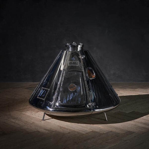 Kapsuła Księżycowa Apollo 11 stal nierdzewna 136 cm