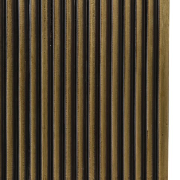 Barek na alkohole - wysoka komoda Antique Brass 151 cm mosiądz złoty barek na alkohole na podstawie