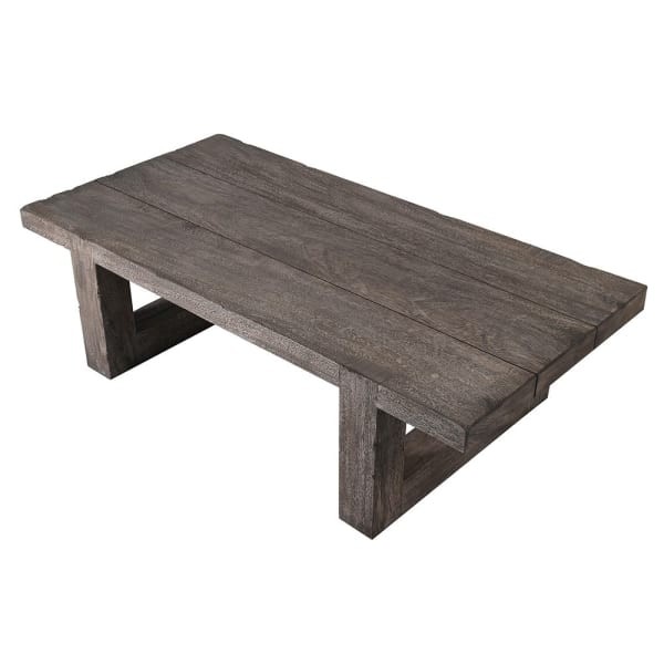 Stolik kawowy Blackheath 140x70 cm drewno suar meh prostokątny blat