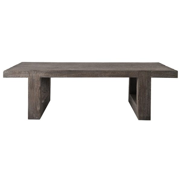 Stolik kawowy Blackheath 140x70 cm drewno suar meh prostokątny blat