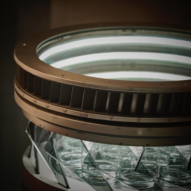 Barek na alkohole Turbine 133 cm stal nierdzewna podświetlany led