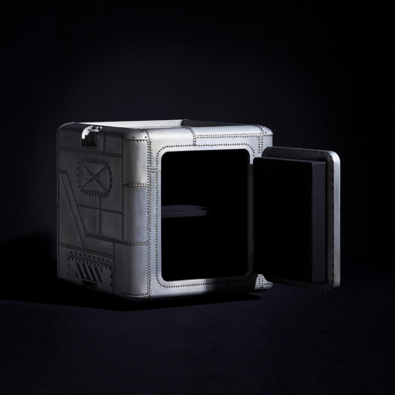 Stolik Boczny Cobra Aluminium 53 cm - Nowoczesny Design