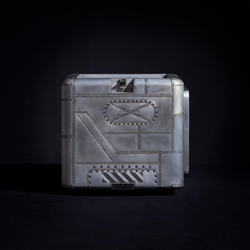 Stolik Boczny Cobra Aluminium 53 cm - Nowoczesny Design