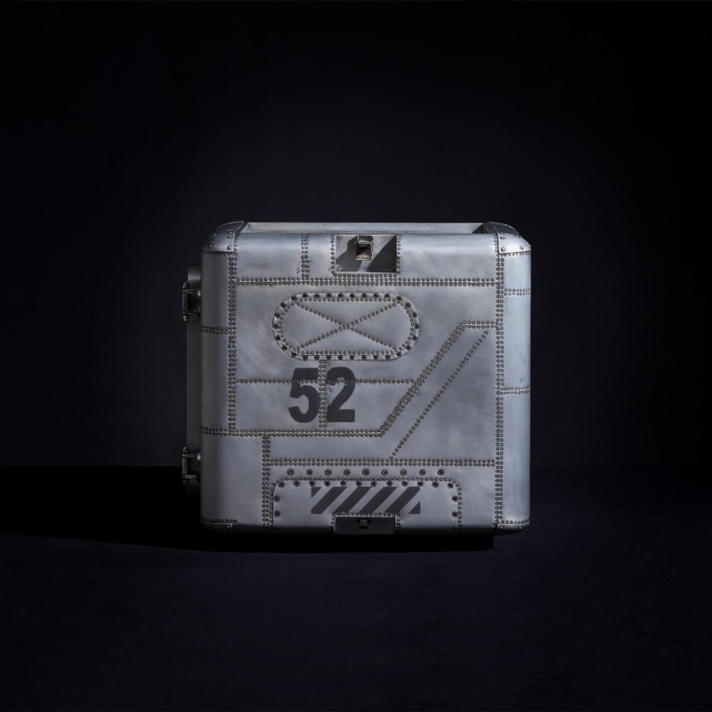 Stolik Boczny Cobra Aluminium 53 cm - Nowoczesny Design