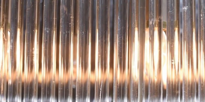 Industrialny Stolik Kawowy Rod 120cm wykonany z weneckiego mosiądzu murano