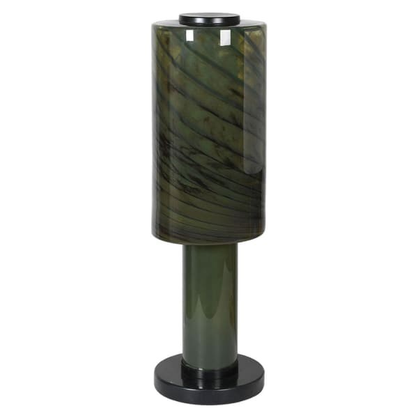 Lampa stołowa Manilla Green 69 cm z zielonego szkła