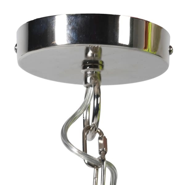 Żyrandol Rustic Hoop obręcz 92 cm osiem żarówek klasyczny srebrny idealny do farmhouse