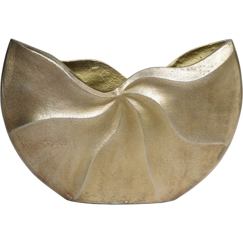 Złoty wazon dekoracyjny Gold Aluminium 37 × 27 cm
