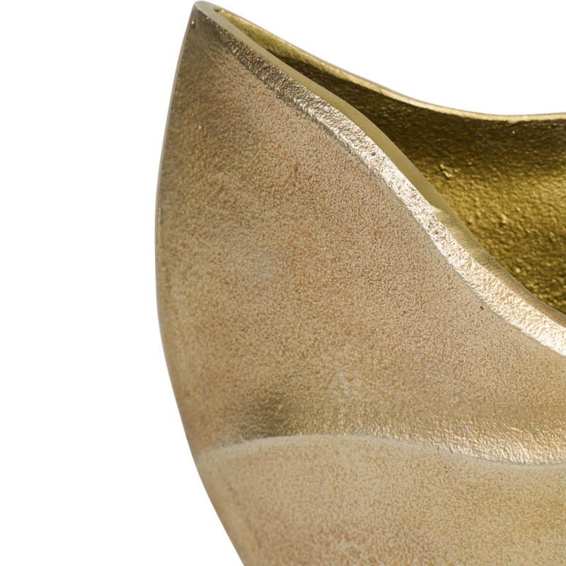 Złoty wazon dekoracyjny Gold Aluminium 37 × 27 cm