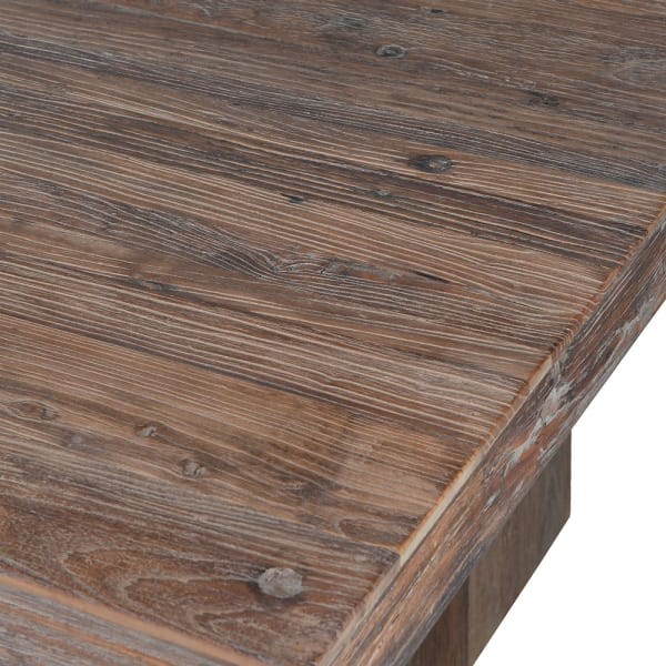 Prostokątny drewniany stół do jadalni Telcon 110x240 cm wiąz