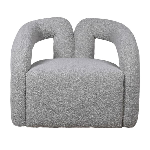 Dekoracyjny fotel wypoczynkowy Camden Grey