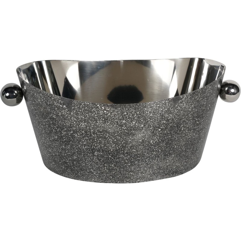 Duży cooler dekoracyjny Enderby 52x31 cm misa duża stal nierdzewna czarna