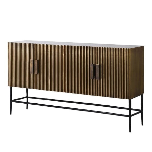 Komoda Antique Brass 150 cm w odcieniu antycznego mosiądzu
