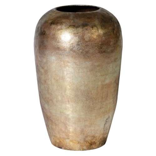Waza Gold Antique 70 cm metalowa ręcznie wykonana złota waza ozdobna 