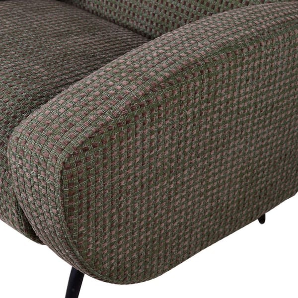 Fotel Cambridge koktajlowy 78 cm len wiskoza oryginalne kolory