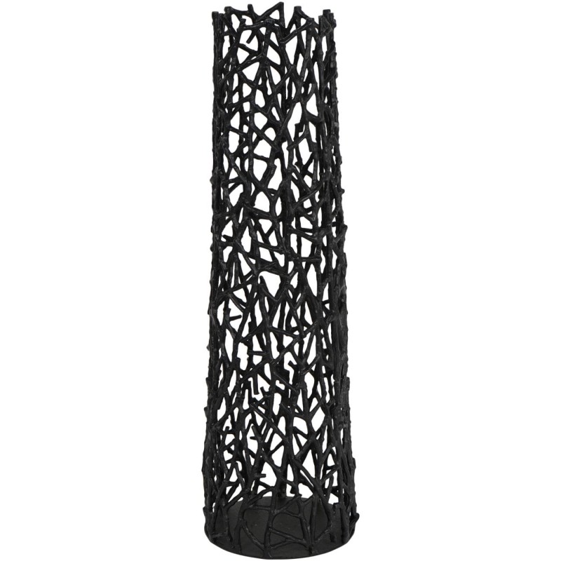 Duży czarny wazon podłogowy Sloane Black 94 cm