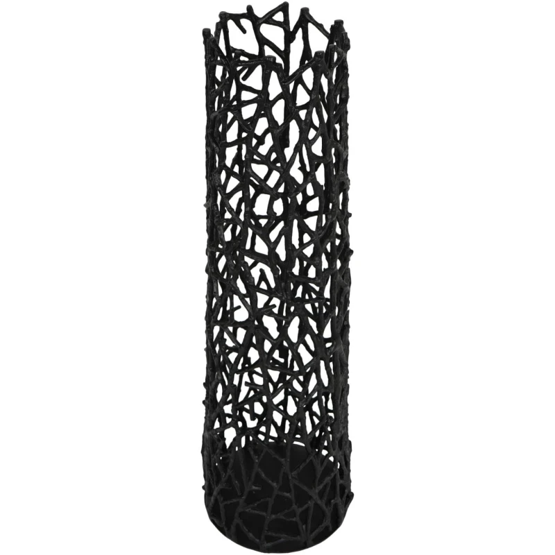 Czarna dekoracja podłogowa Sloane Black do salonu