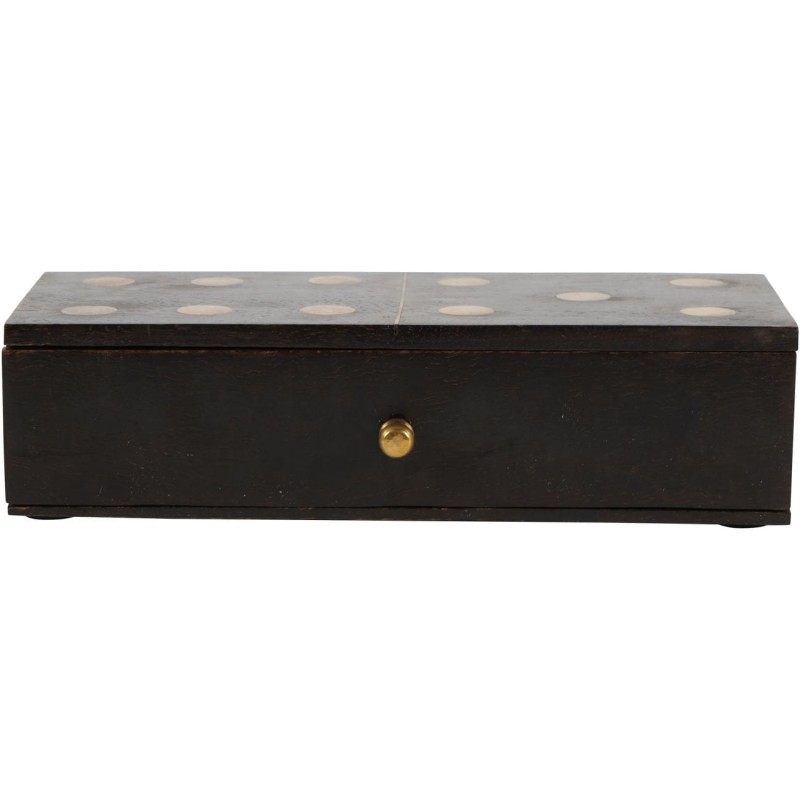Gra domino Brass z 28 drewnianymi elementami