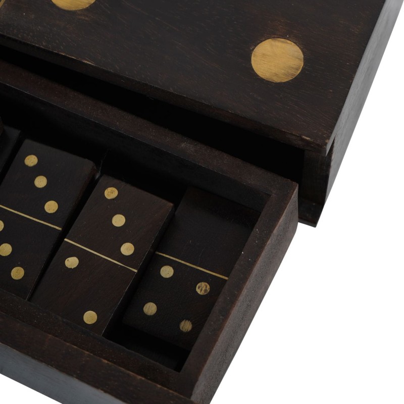 Dekoracyjne pudełko z grą domino do salonu