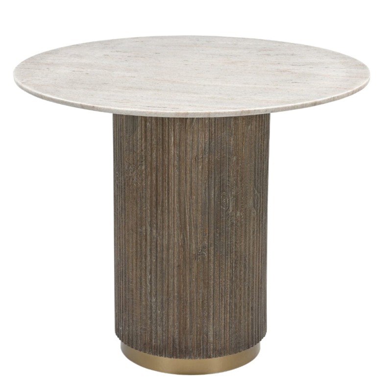 Okrągły stół marmurowy Maigue Round 90 cm