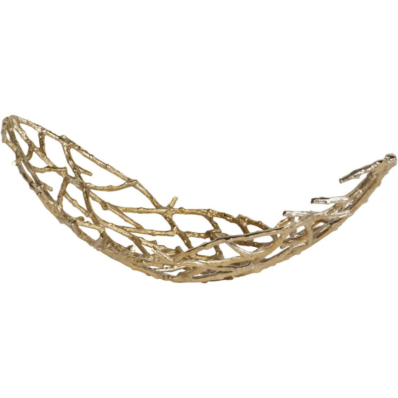 Patera Sloane Gold 62 cm aluminium złoty ażurowy misa dekoracyjna