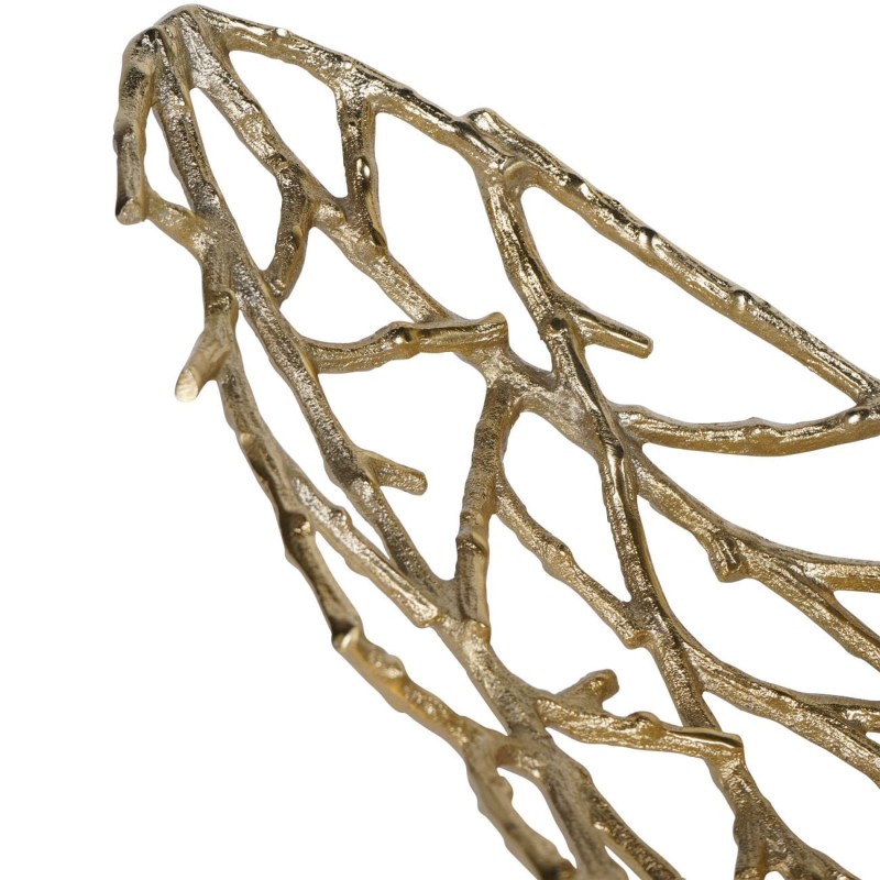 Patera Sloane Gold 62 cm aluminium złoty ażurowy misa dekoracyjna