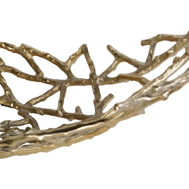 Patera Sloane Gold 62 cm aluminium złoty ażurowy misa dekoracyjna
