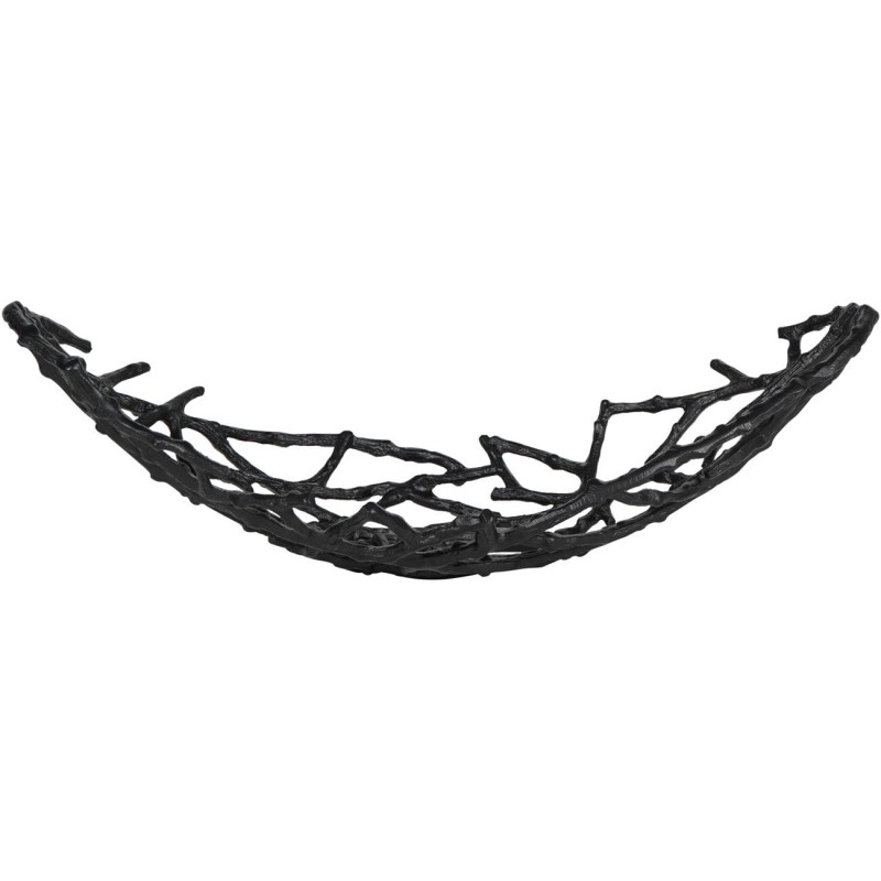 Czarna patera dekoracyjna Sloane Black 50 cm