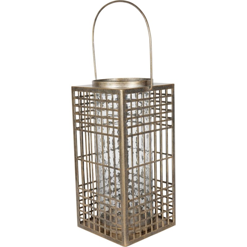 Lampion Eccleston 41 cm w kolorze antycznego złota