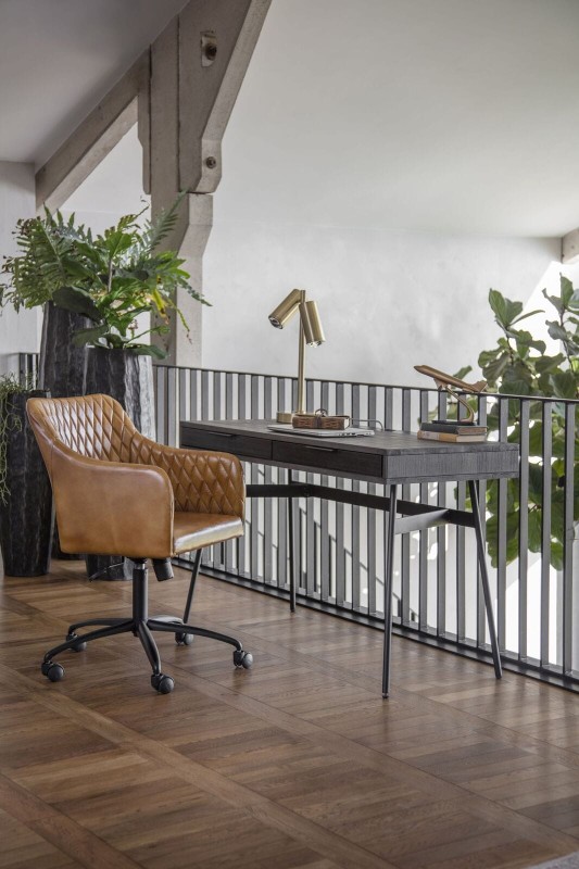 Lampa Stołowa Reflector Brass 51 cm mosiądz szczotkowany dwa reflektory