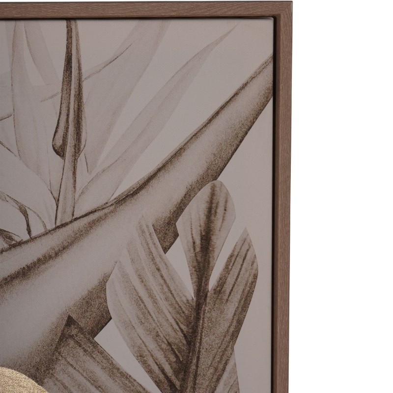 Nowoczesny obraz trzy panele Tropic 140x70 cm złota folia