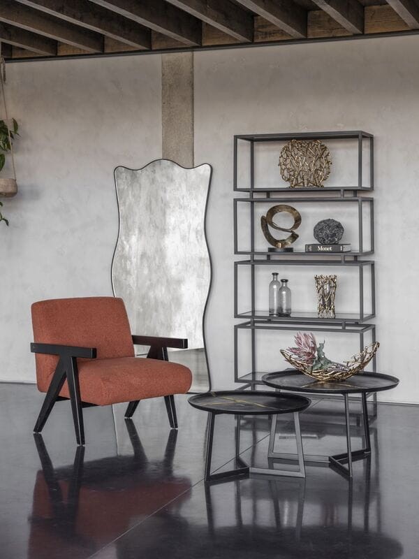 Patera Sloane Gold 62 cm aluminium złoty ażurowy misa dekoracyjna