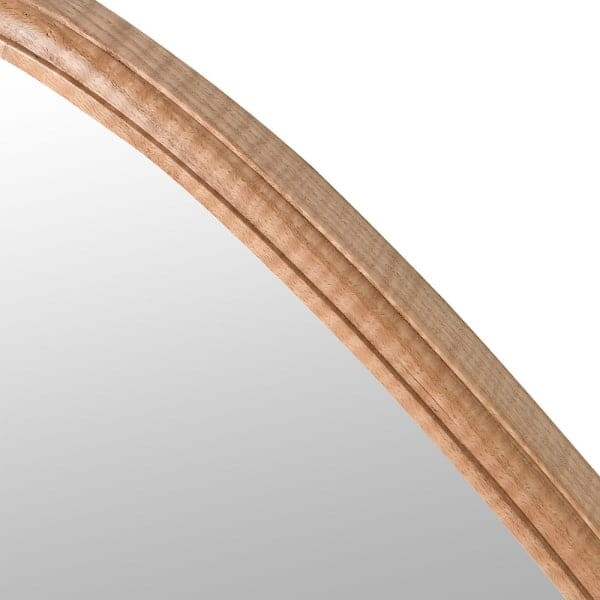 Designerskie lustro drewniane Organic 79x65 cm nieregularny kształt