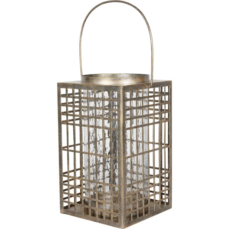 Lampion Eccleston 33 cm w kolorze antycznego złota