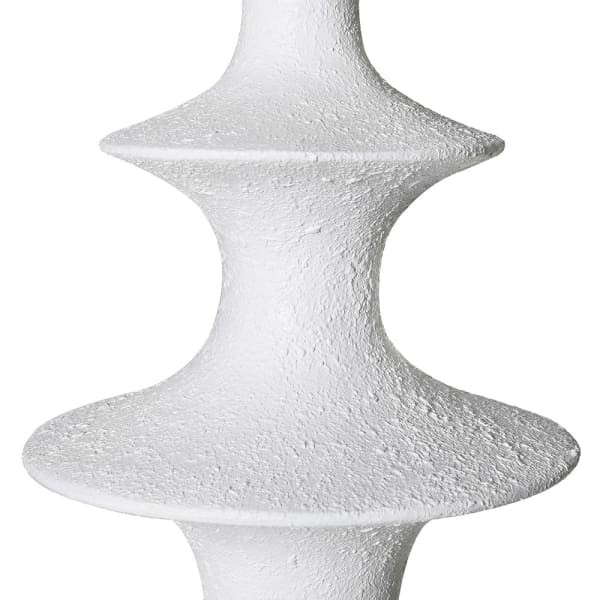 Nowoczesna biała lampa stojąca do salonu