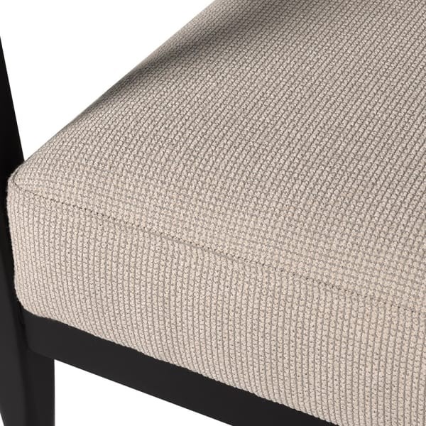 Fotel do salonu Chelsea Black 73 cm rattan plecionka wiedeńska - fotel z rattanem do wnętrz w stylu nowojorskim