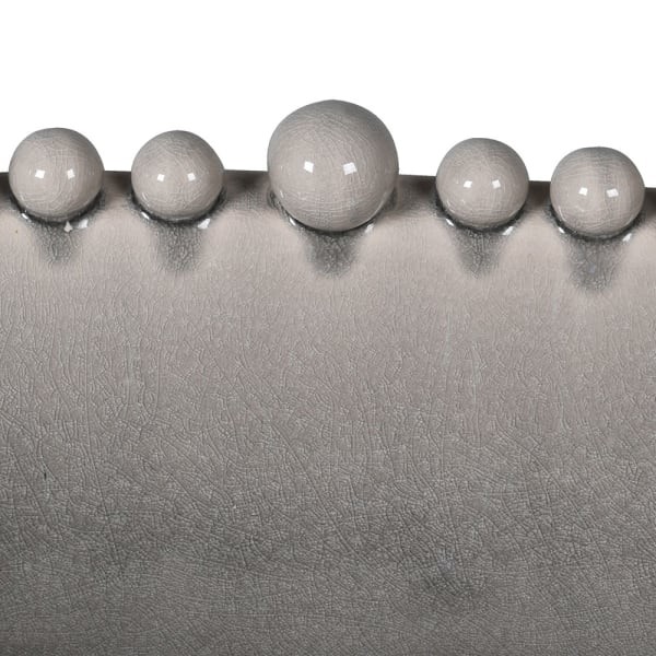 Misa Bubble Oval sand ceramika 58 cm kremowa dekoracyjna misa zdobione krawędzie